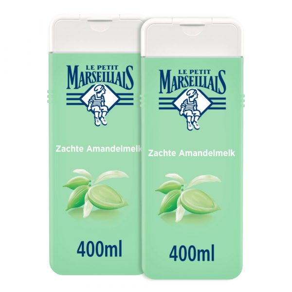 Le Petit Marseillais Douchecrème Zachte Amandel 2 x 400 ml