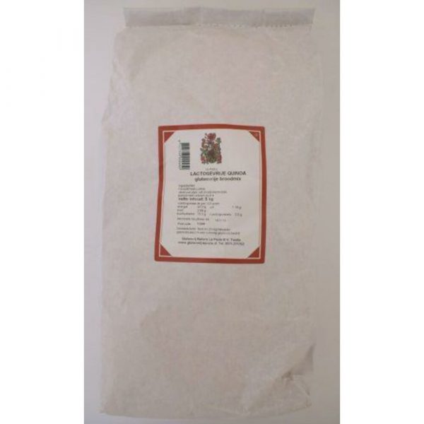 3x Le poole Quinoa Broodmix Lactosevrij 5 kg