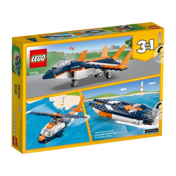 Lego 31126 Creator Supersonic Straalvliegtuig