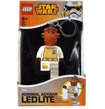 Lego Sleutelhanger met LED Licht Star Wars Admiral Ackbar