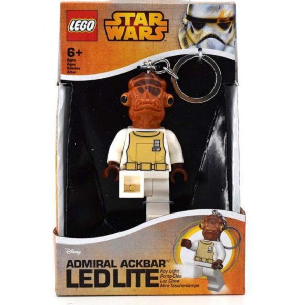 Lego Sleutelhanger met LED Licht Star Wars Admiral Ackbar