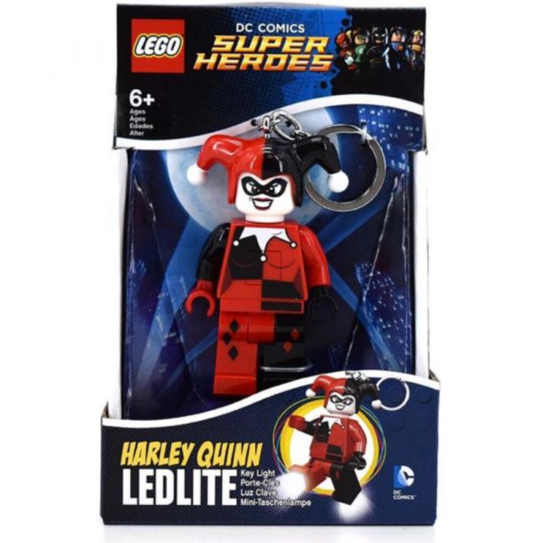 Lego Sleutelhanger met LED Licht Super Heroes Harley Quinn