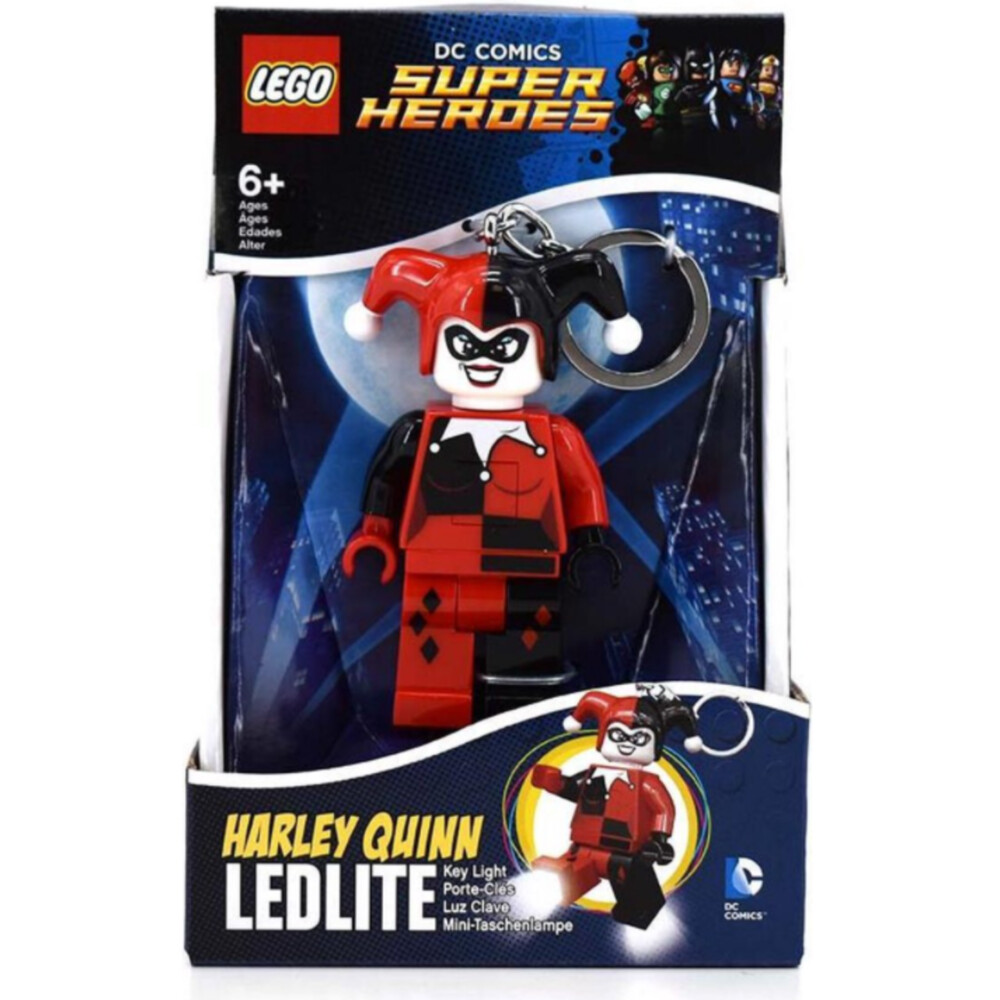 Lego Sleutelhanger met LED Licht Super Heroes Harley Quinn