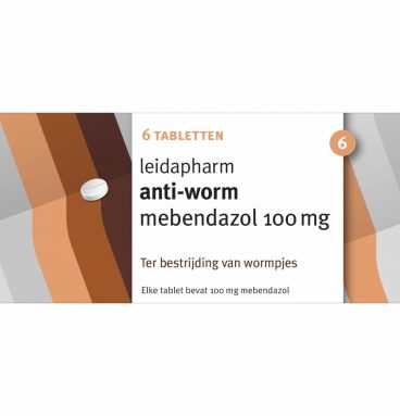 Leidapharm Anti-worm Mebendazol 100 mg 6 tabletten