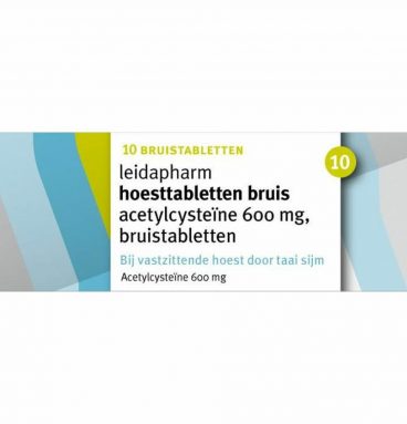 Leidapharm Hoesttabletten Acetylcysteïne 600 mg 10 bruistabletten