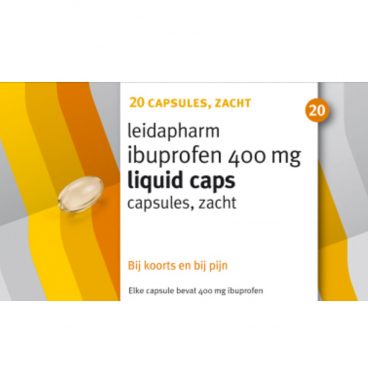 Leidapharm Ibuprofen 400 mg Liquid Caps 20 capsules