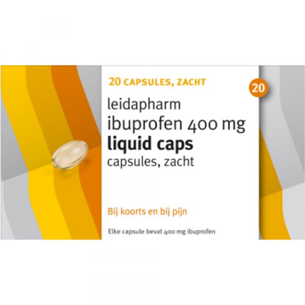 Leidapharm Ibuprofen 400 mg Liquid Caps 20 capsules