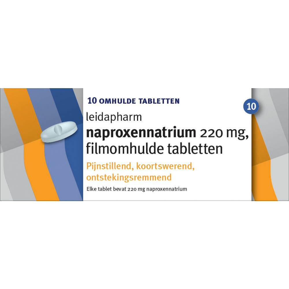 Leidapharm Naproxennatrium 220 mg 10 tabletten