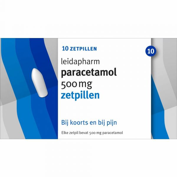 Leidapharm Paracetamol 500 mg 10 zetpillen