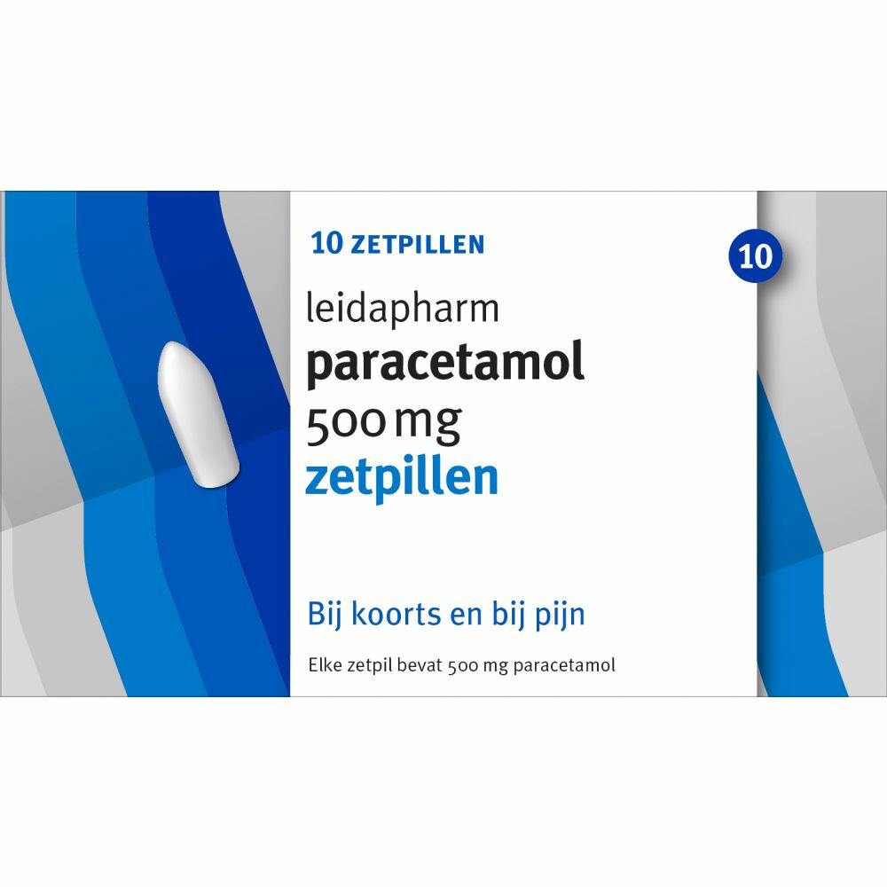 Leidapharm Paracetamol 500 mg 10 zetpillen