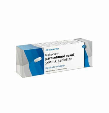 Leidapharm Paracetamol 500 mg Ovaal 20 tabletten