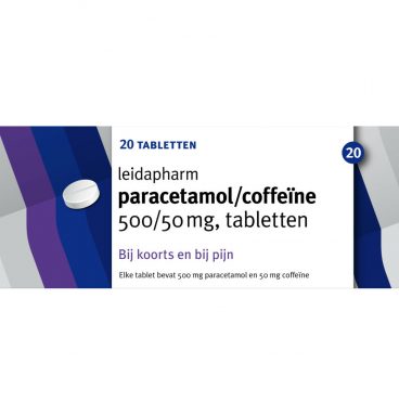 Leidapharm Paracetamol / Coffeine 500 mg / 50 mg 20 tabletten