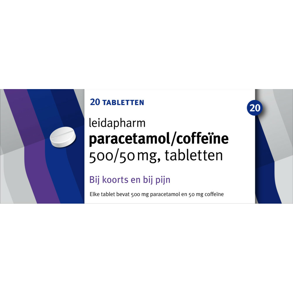 Leidapharm Paracetamol / Coffeine 500 mg / 50 mg 20 tabletten