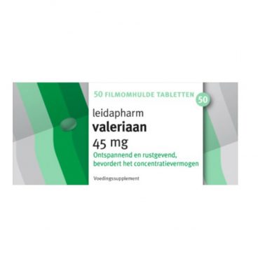 2x Leidapharm Valeriaan 45 mg 50 tabletten