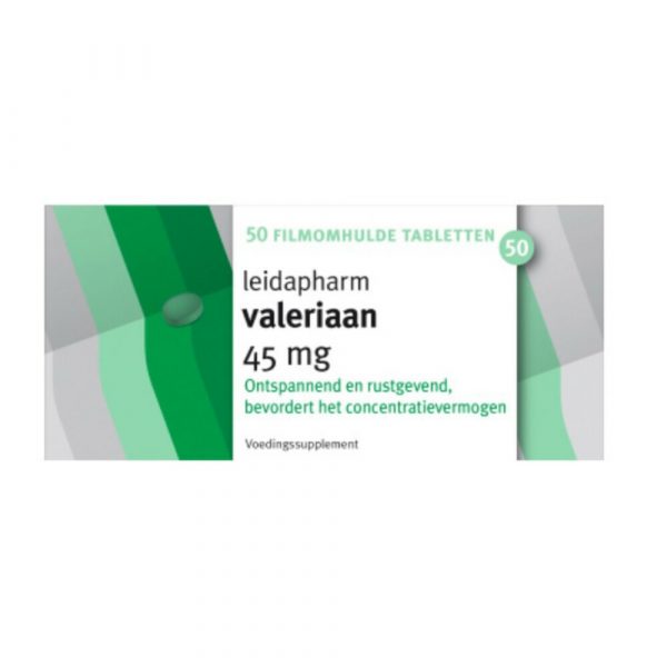 2x Leidapharm Valeriaan 45 mg 50 tabletten