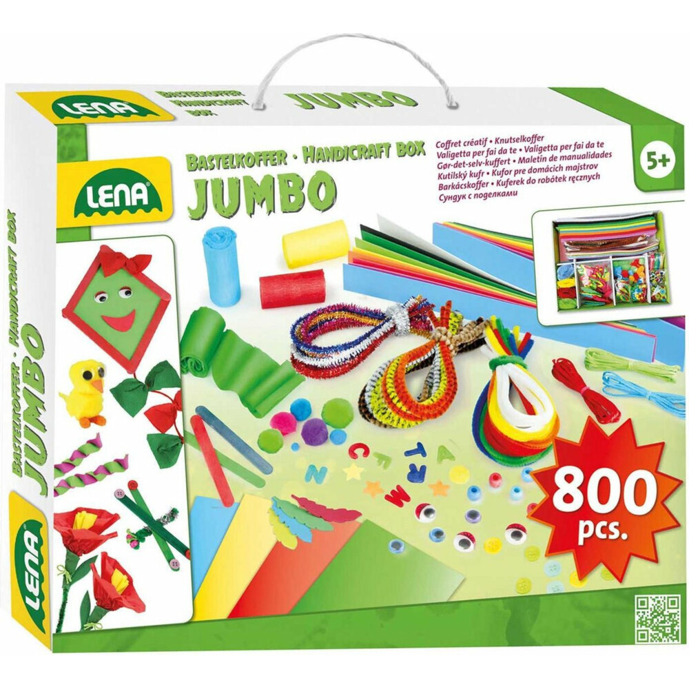 Lena Creatief Knutselkoffer Jumbo 800 Onderdelen