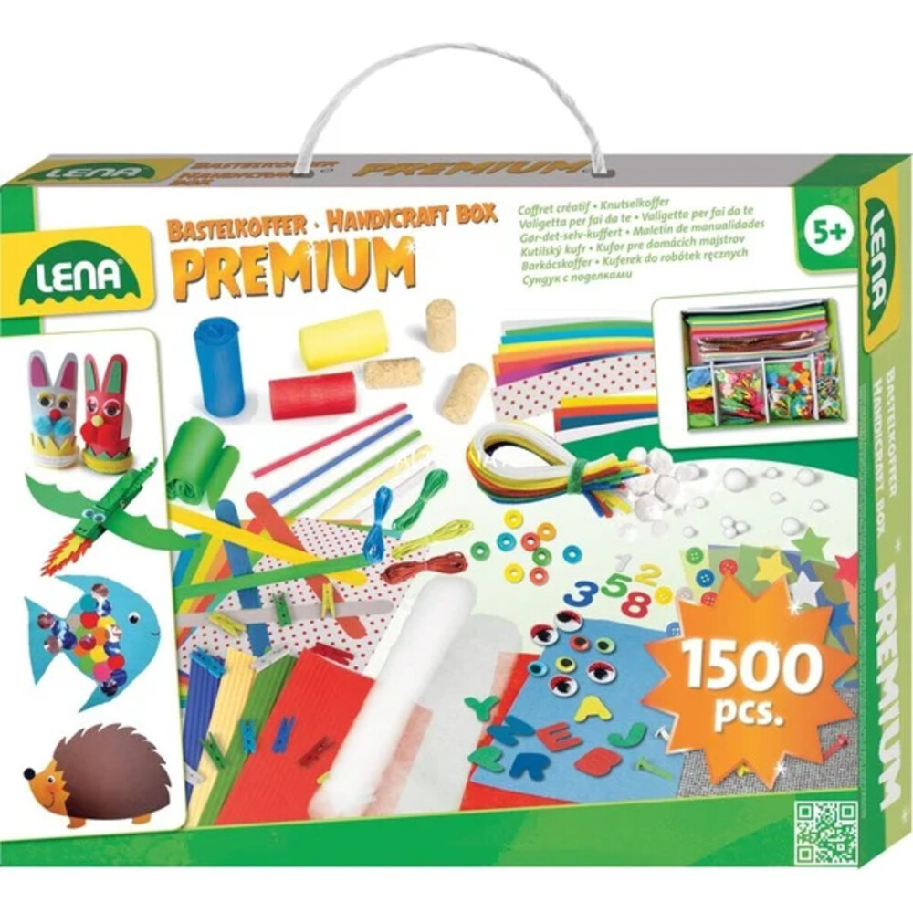 Lena Creatief Knutselkoffer Premium 1300 Onderdelen