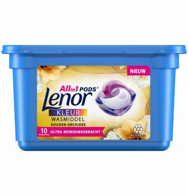 6x Lenor Wasmiddel All-in-1 Pods Gouden Orchidee 10 stuks