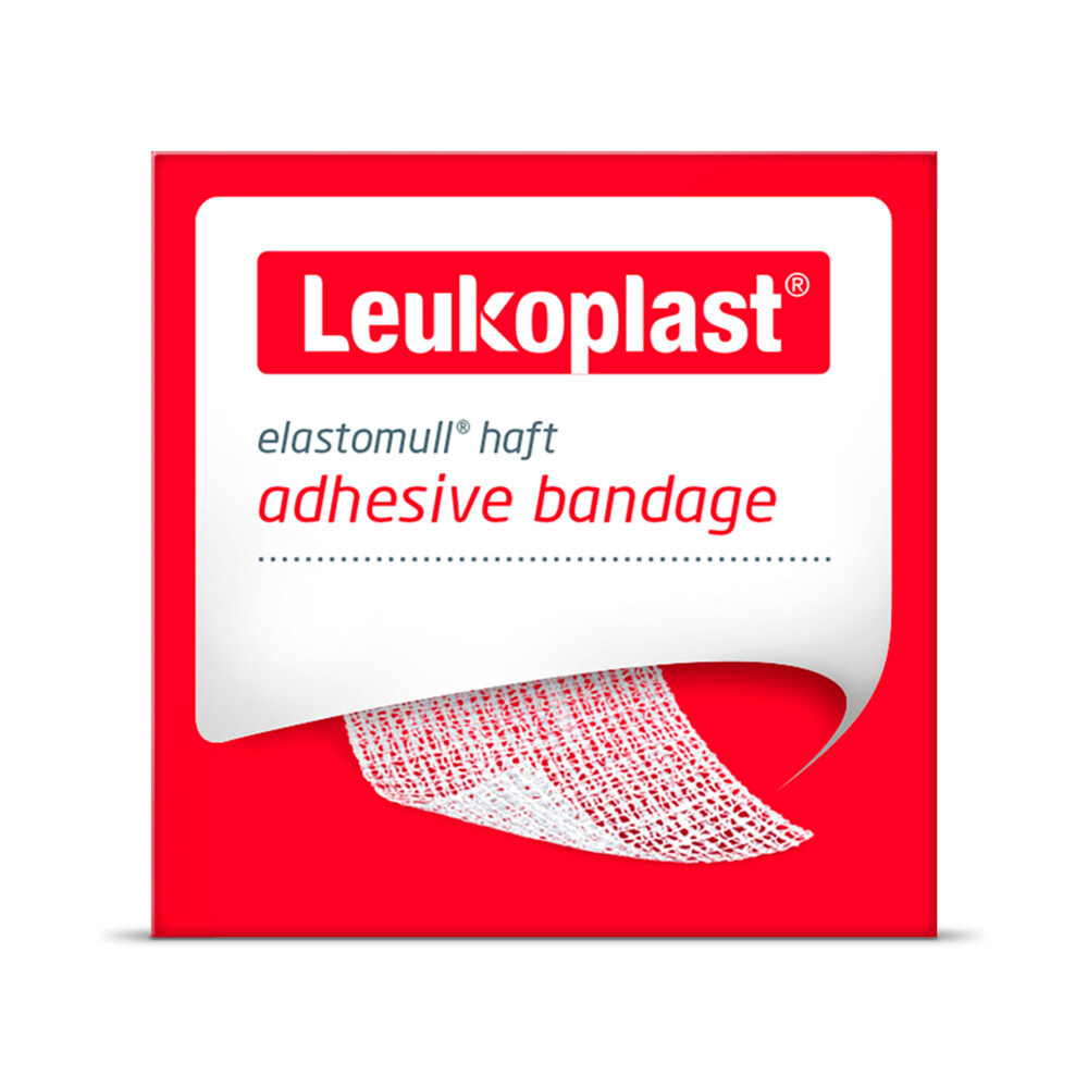 3x Leukoplast Elastomull® haft Fixatiewindsel 4 m x 10 cm