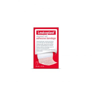 3x Leukoplast Elastomull® haft Fixatiewindsel 4 m x 8 cm