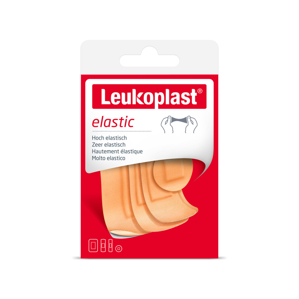 10x Leukoplast Pleister Elastiek 40 stuks