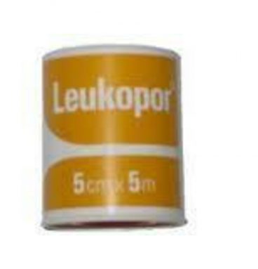 Leukopor Hechtpleister 5 m x 5 cm