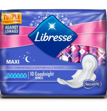 Libresse Maandverband Maxi Goodnight Wing 10 stuks