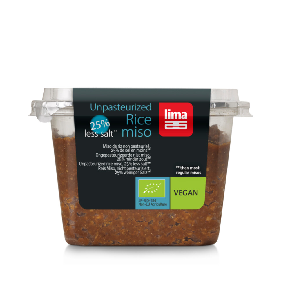 3x Lima Miso Rijst 25% minder Zout 300 gr