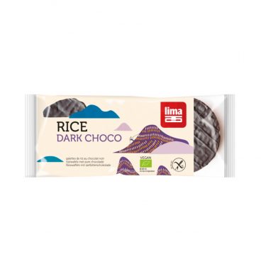 3x Lima Rijstwafel Pure Chocolade 100 gr