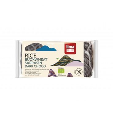 3x Lima Rijstwafels Boekweit Choco Bio 90 gr