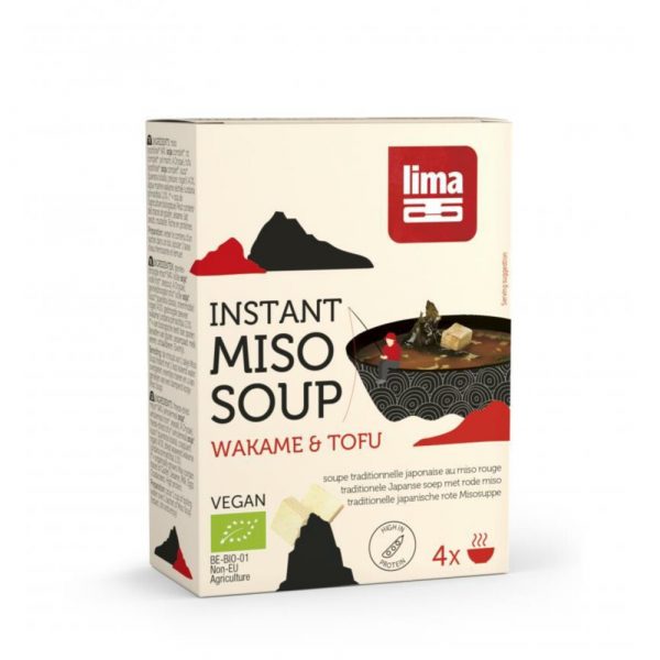 3x Lima Soep Miso Tofu Instant Bio 40 gr