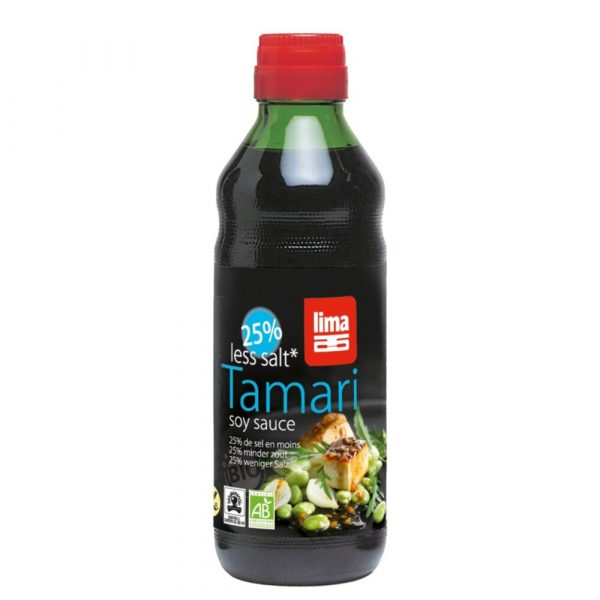 3x Lima Tamari Minder Zout Bio 250 ml