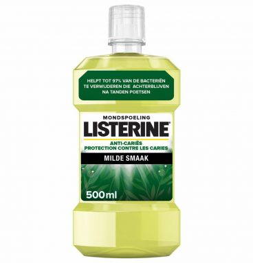 3x Listerine Mondwater Anti-Caries 500 ml