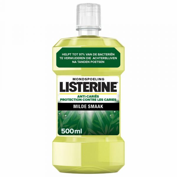 3x Listerine Mondwater Anti-Caries 500 ml