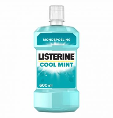 3x Listerine Mondwater Coolmint 600 ml