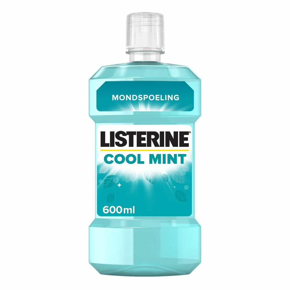 3x Listerine Mondwater Coolmint 600 ml