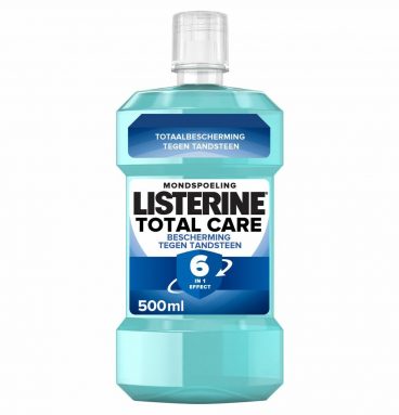 3x Listerine Mondwater Total Care Anti-Tandsteen 500 ml