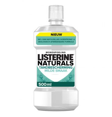 6x Listerine Naturals Mondwater Tandbescherming 500 ml