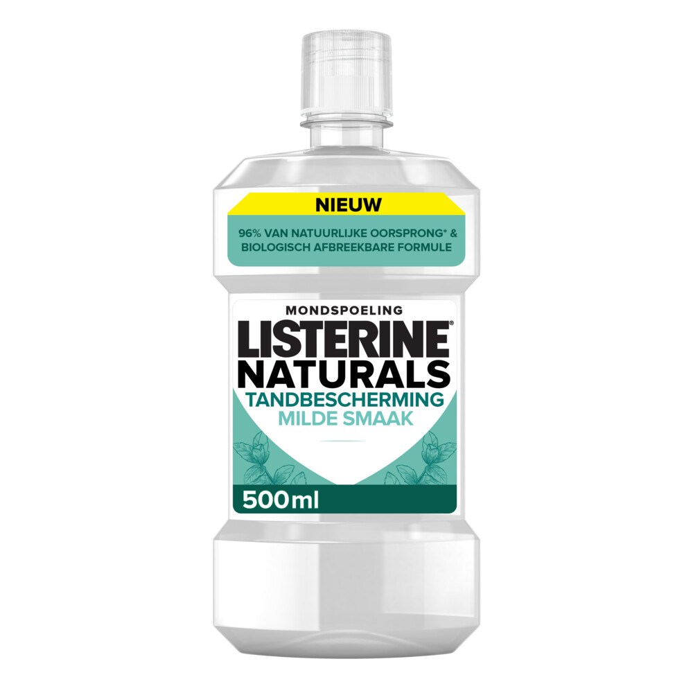 6x Listerine Naturals Mondwater Tandbescherming 500 ml