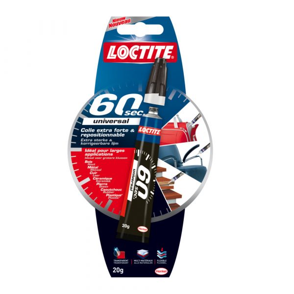 Loctite Secondelijm 60 seconden 20 gr