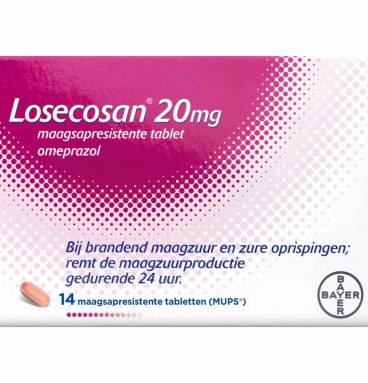 Losecosan Bij Brandend Maagzuur 20 mg 14 tabletten