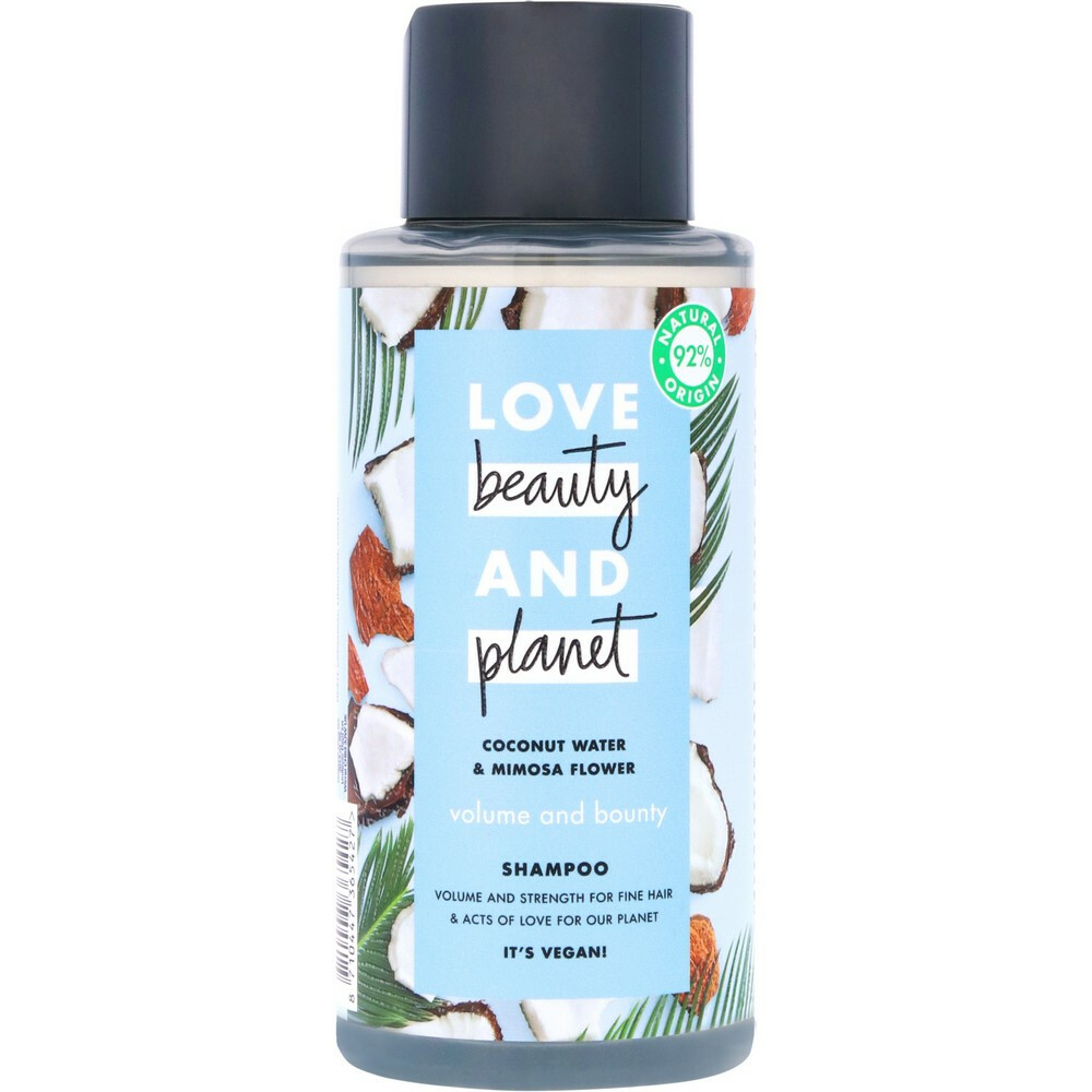 6x Love Beauty and Planet Shampoo Coconut Water en Mimosa Flower 400 ml