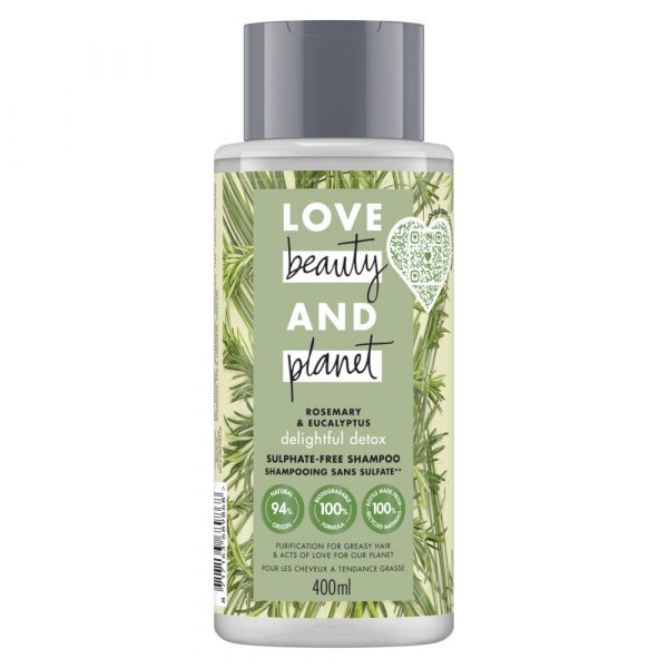 6x Love Beauty and Planet Shampoo Delightful Detox 400 ml