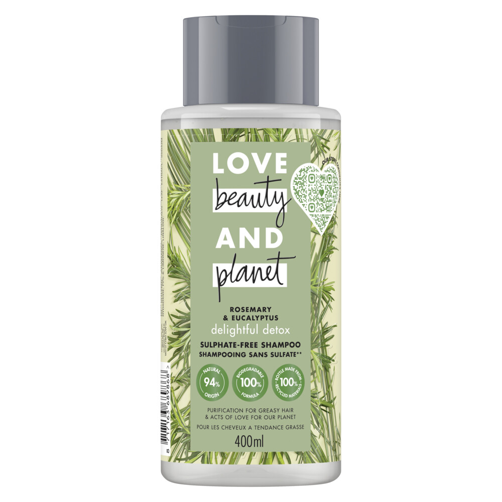 6x Love Beauty and Planet Shampoo Delightful Detox 400 ml