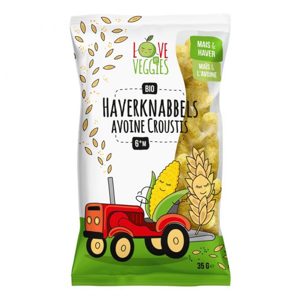 6x Love My Veggies Haverknabbels 35 gr