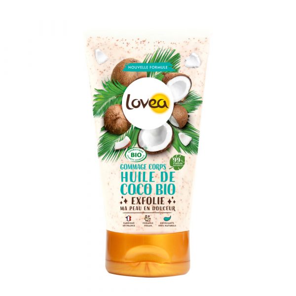 8x Lovea Biologische Body Scrub Kokos 150 ml