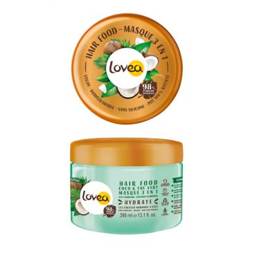 Lovea Kokos en Groene Thee 3-in-1 Haarmasker 390 ml