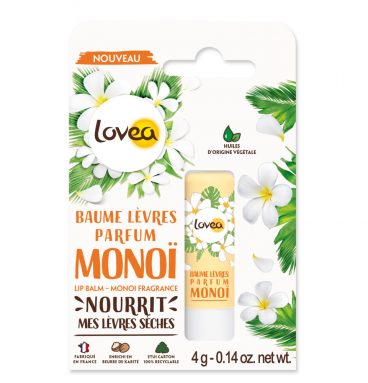 12x Lovea Lippenbalsem Monoï 4 gr