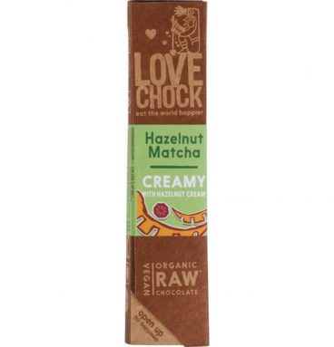 6x Lovechock Hazelnut Matcha Bio 40 gr