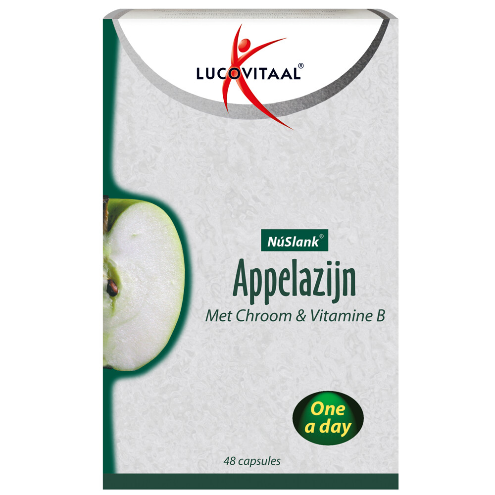 3x Lucovitaal Appel En Chroom 48 capsules